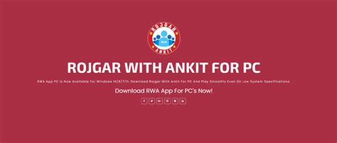 Rojgar With Ankit App For PC Windows 11/10/7/8 .